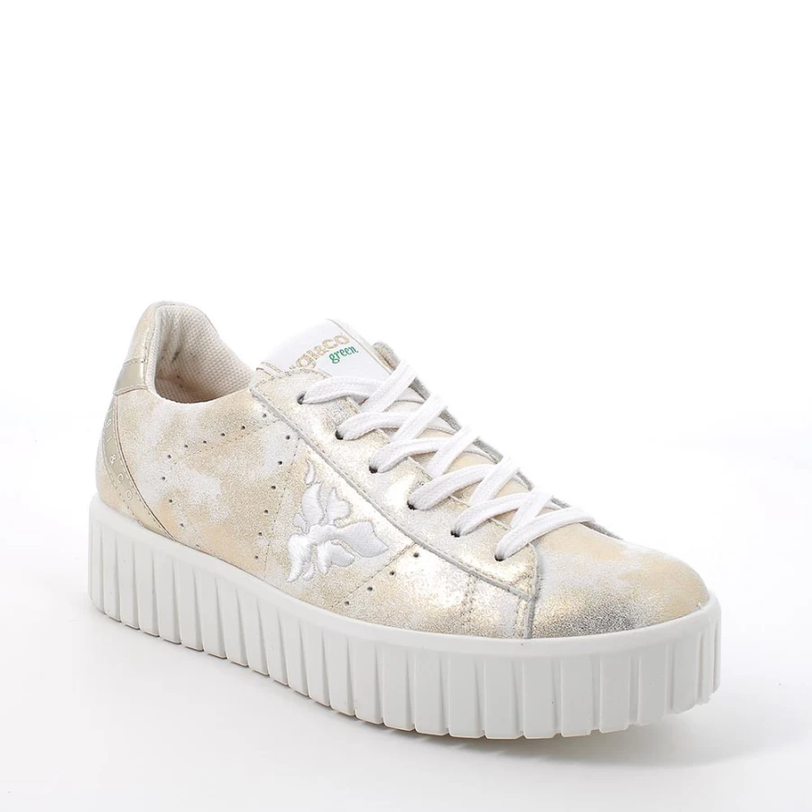 "Igi&Co Women's Platinum Sneakers – Stylish & Comfortable Footwear"
