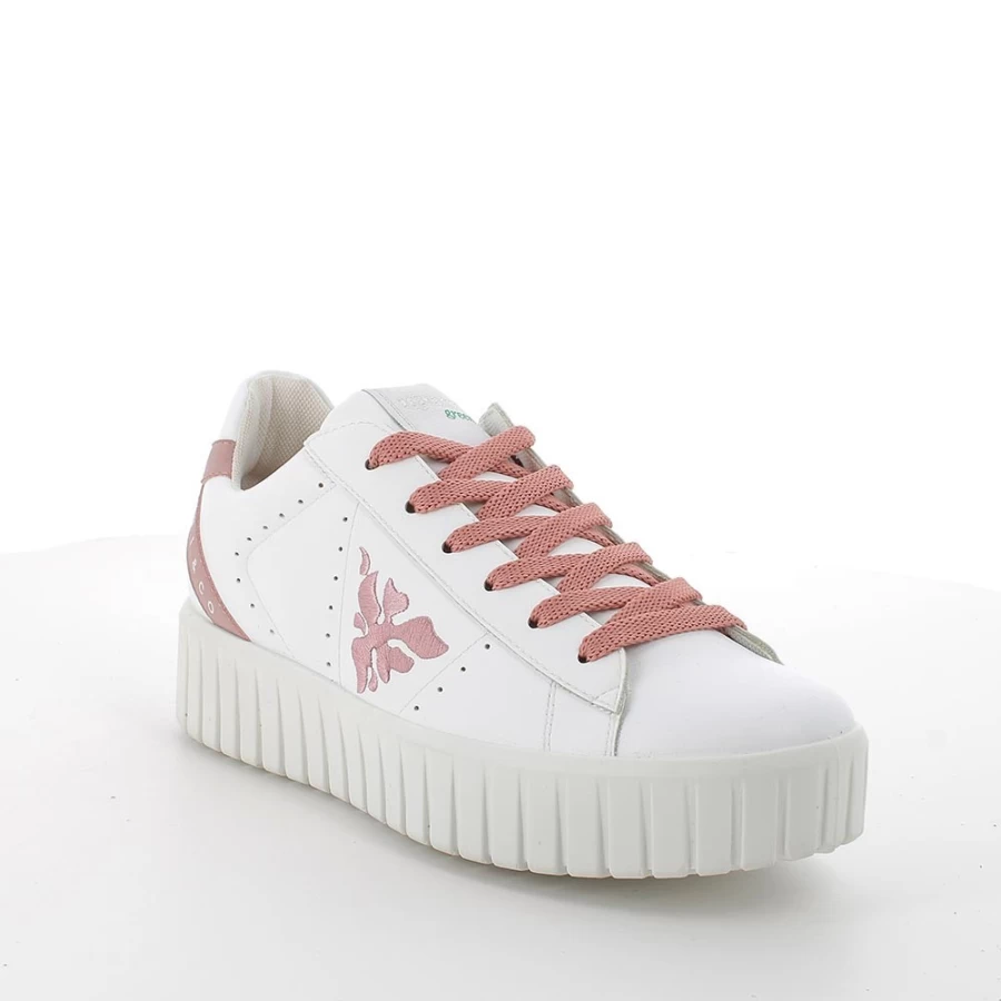 Igi&Co Women's White-Rose Sneakers - Stylish & Comfortable Ladies Fashion Shoes