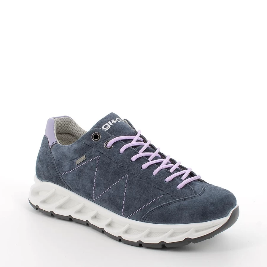"Igi&Co Women's Leather Sneakers with Gore-Tex® Technology for Jeans"