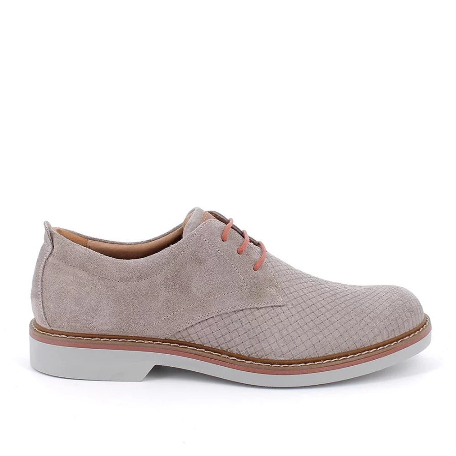 "Igi&Co Men's Dark Beige Lace-Up Shoes"