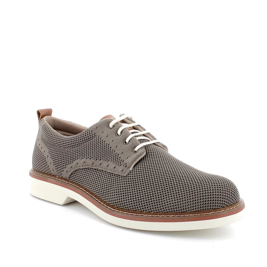 "Igi&Co Men's Taupe Lace-Up Shoes – Classic Style & Comfort"