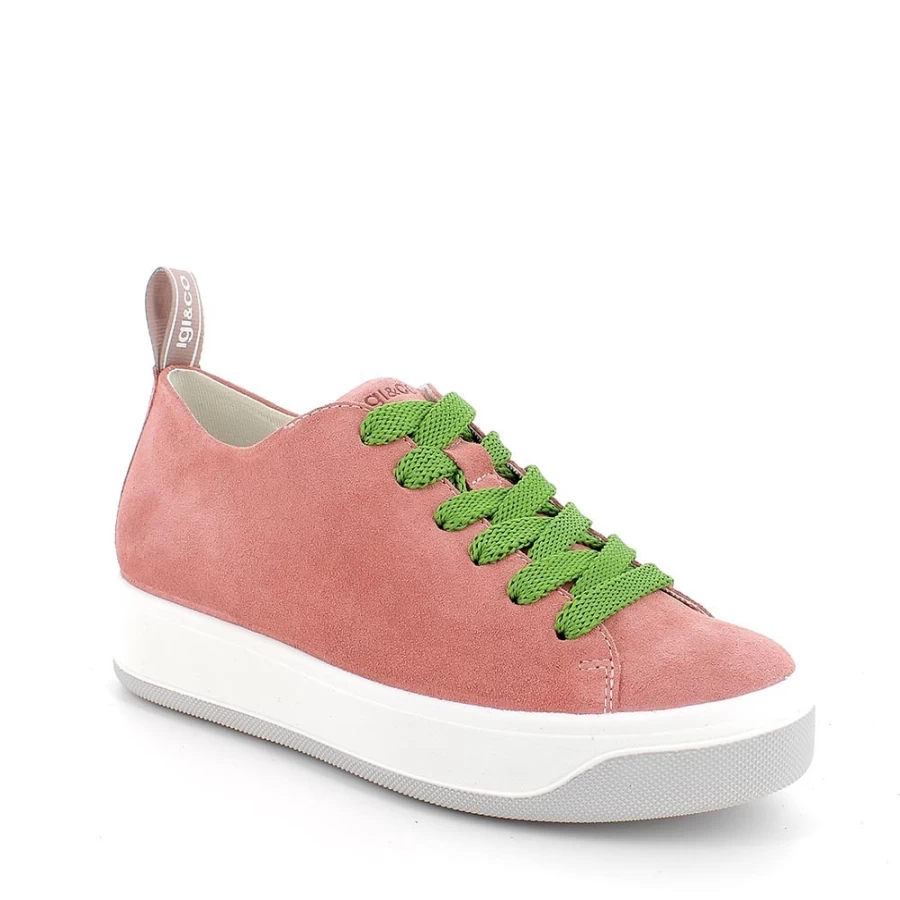 "Igi&Co Women's Leather Sneakers – Phard Style Comfort & Fashion"