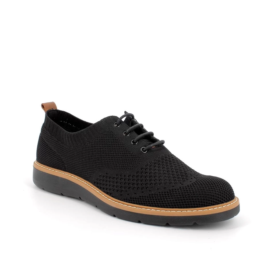 "Igi&Co Men's Black Lace-Up Shoes"
