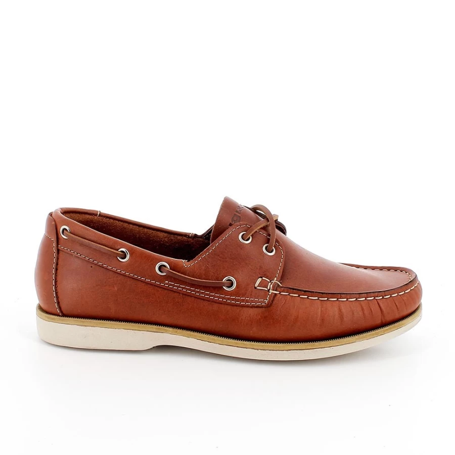 "Igi&Co Men's Brown Leather Moccasin Shoes"