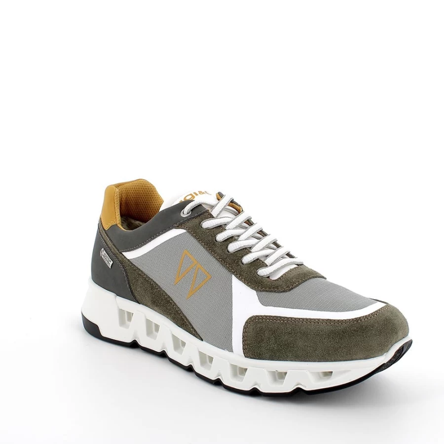 Igi&Co Men's Dark Green Gore-Tex® Surround Sneakers - Waterproof Hiking Shoes