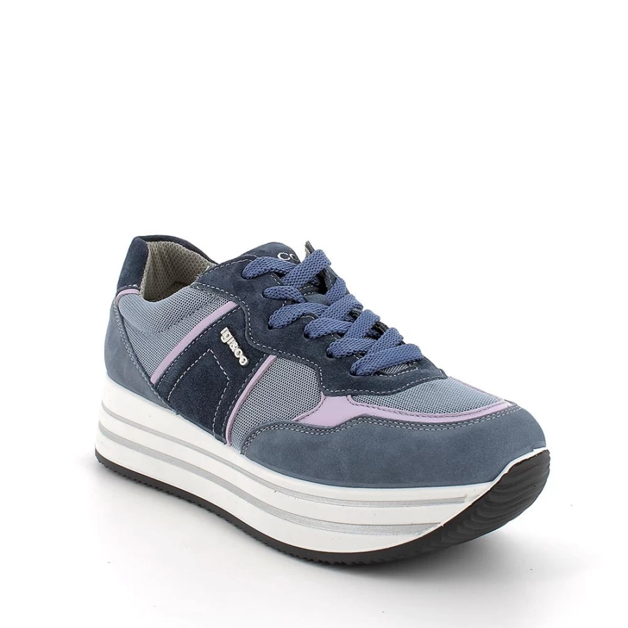 "Igi&Co Women's Avio Wedge Sneakers for Style and Comfort"