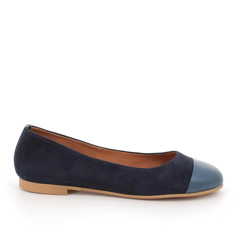 "Igi&Co Women's Blue Leather Mary Jane Shoes"