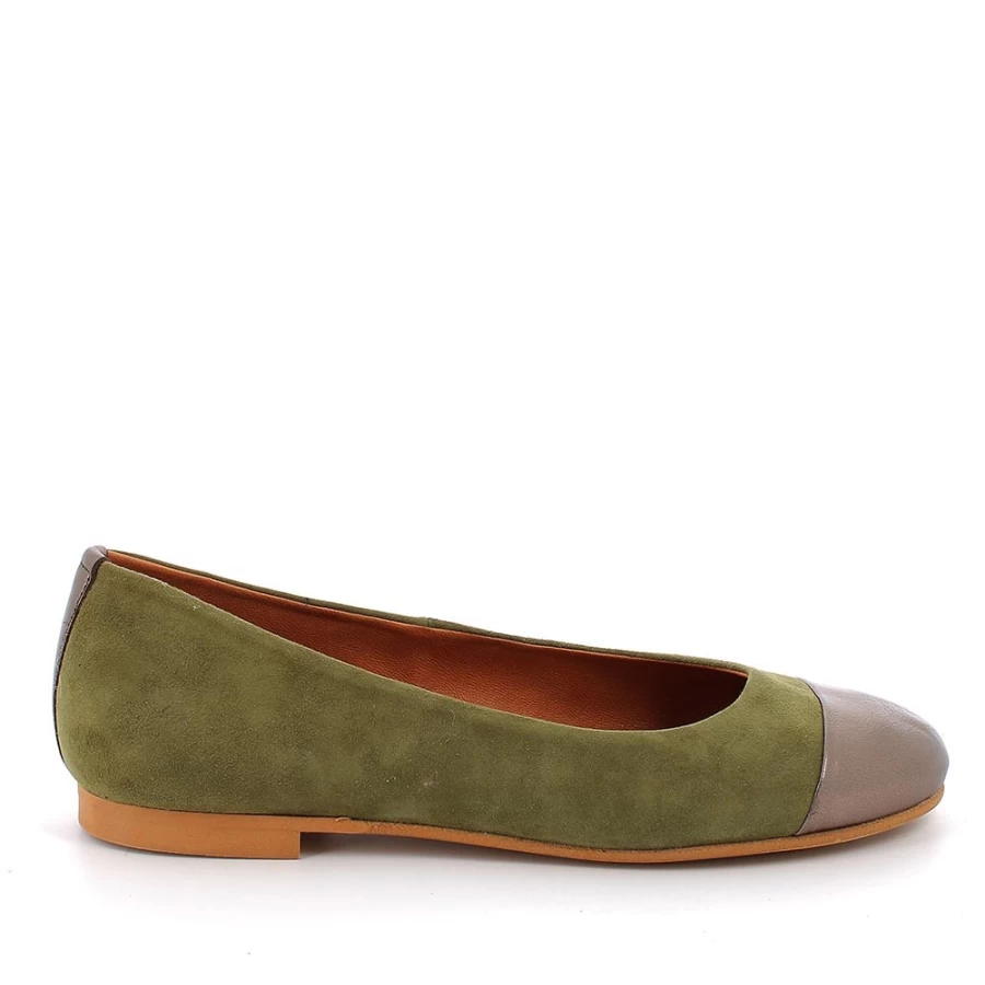 "Igi&Co Women's Mary Jane Leather Shoes in Leaf/Bronze"