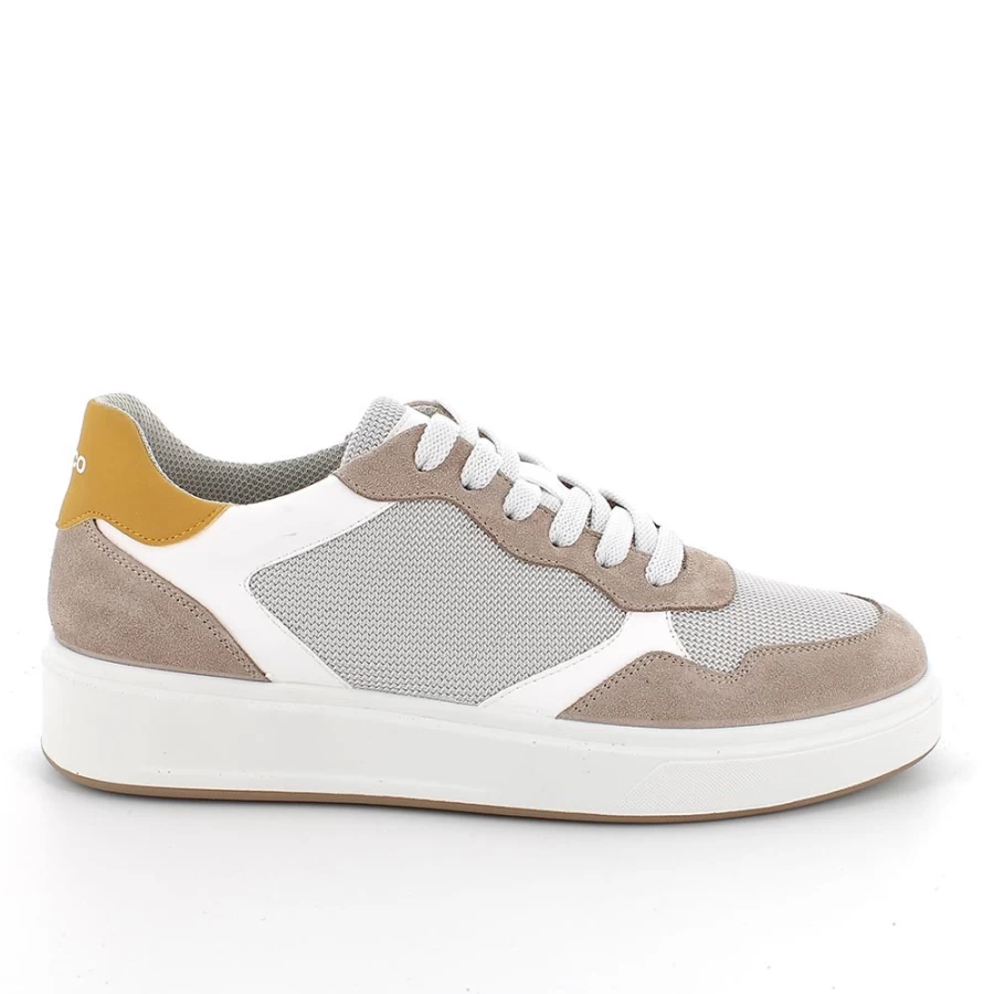 "Igi&Co Men's Beige Sneakers – Stylish & Comfortable Footwear for Men"
