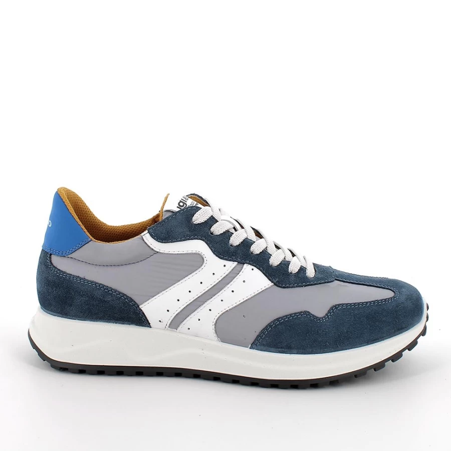 Igi&Co Men's Sky Blue Sneakers - Casual Athletic Shoes for Men