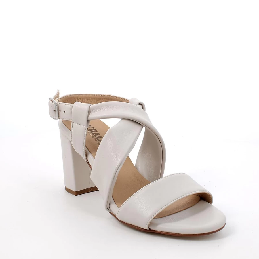 "Igi&Co Women's Ivory Heeled Sandals – Elegant Ladies Summer Shoes"