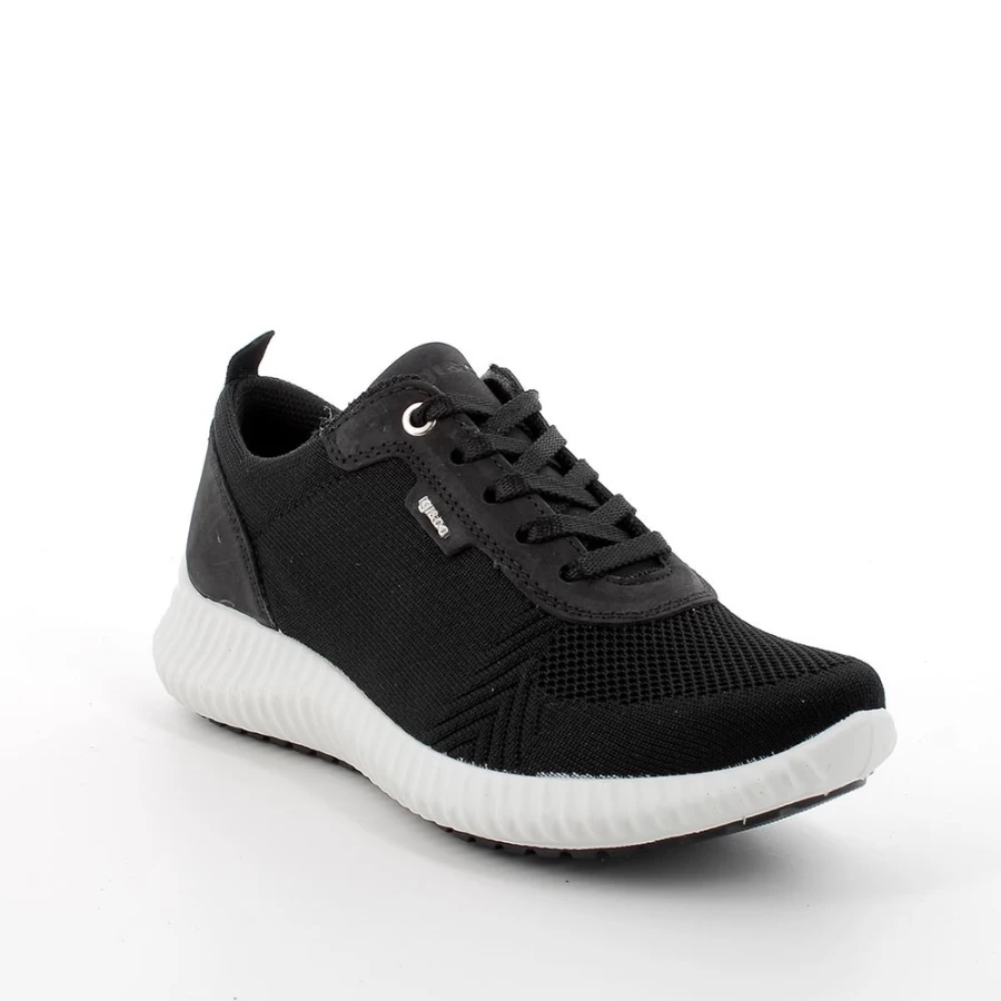 Igi&Co Women's Black Sneaker Socks - Stylish & Comfortable Sneakers with Built-In Socks