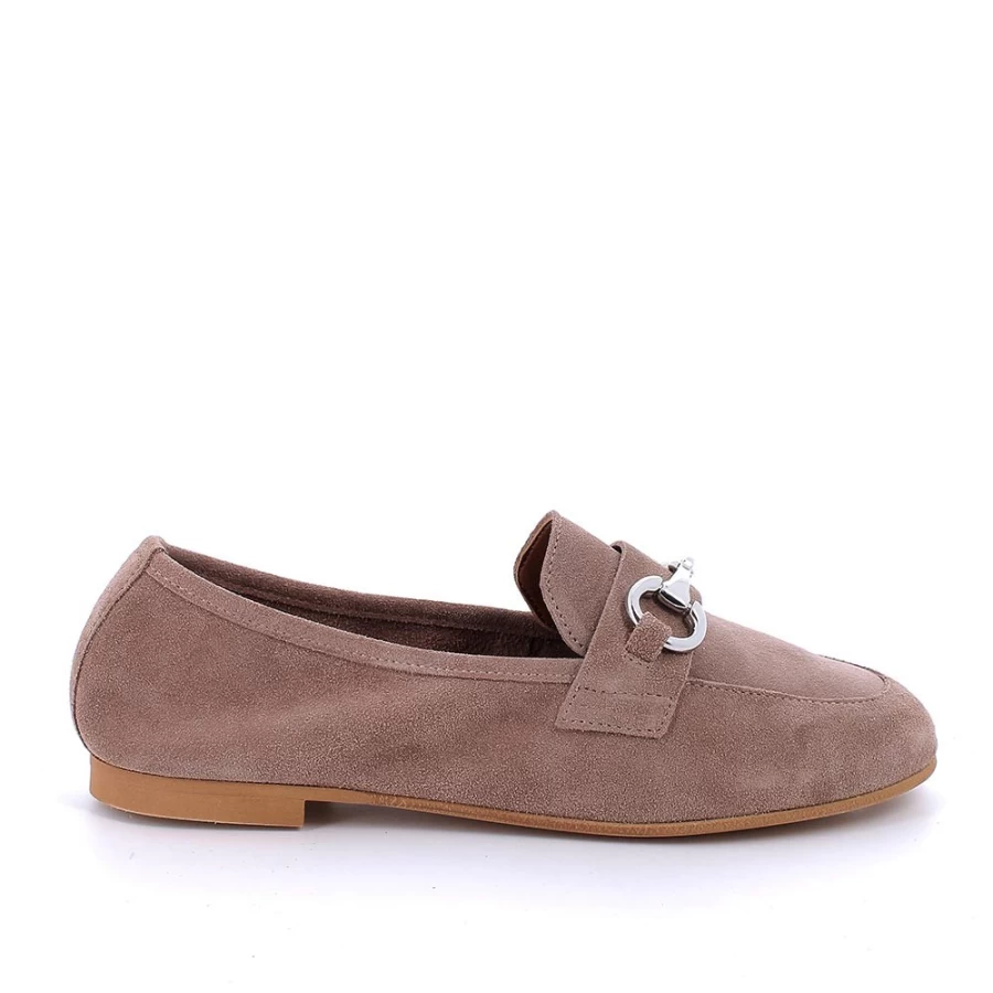 "Igi&Co Women's Taupe Leather Moccasin Shoes"