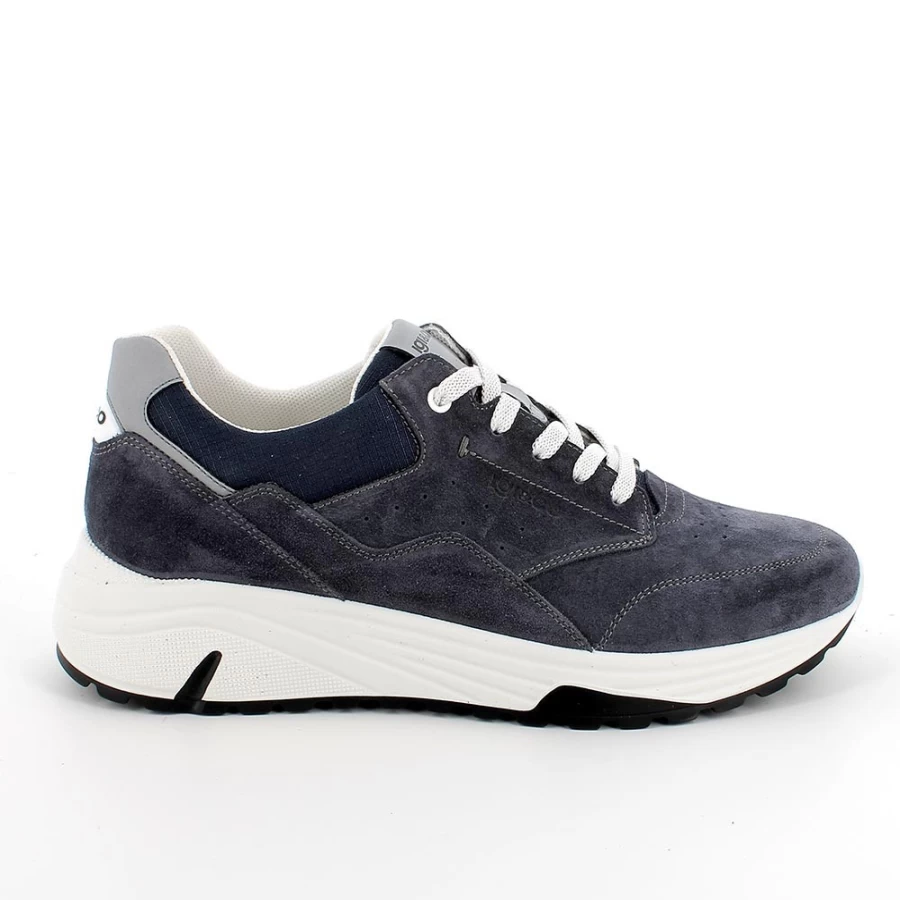 "Igi&Co Men's Leather Sneakers for Jeans - Stylish Casual Footwear"