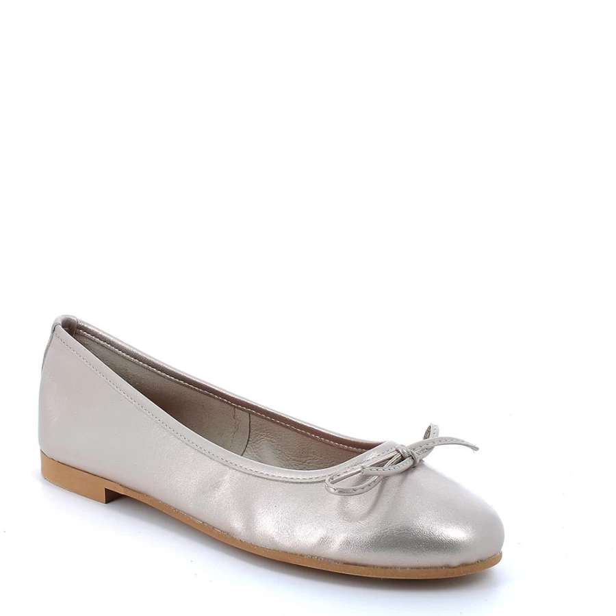 "Igi&Co Women's Mary Jane Leather Shoes in Champagne"