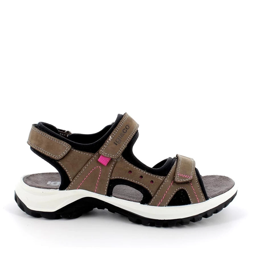 "Igi&Co Women's Leather Safari Sandals – Stylish & Comfortable Footwear"
