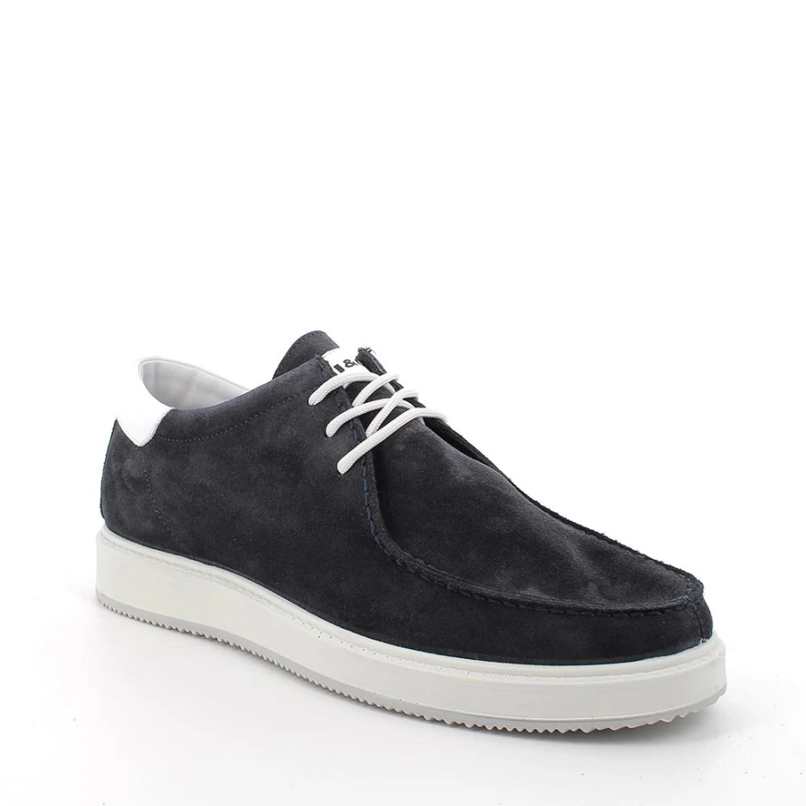 "Igi&Co Men's Blue Leather Shoes – Premium Quality Dress Footwear"
