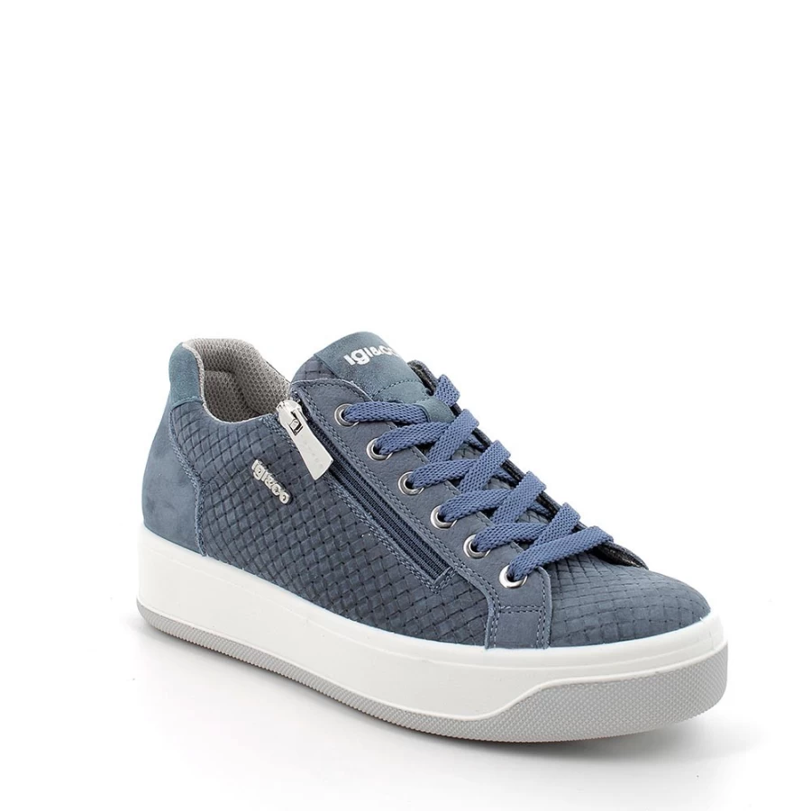 "Igi&Co Women's Leather Sneakers - Stylish & Comfortable Avio Collection"