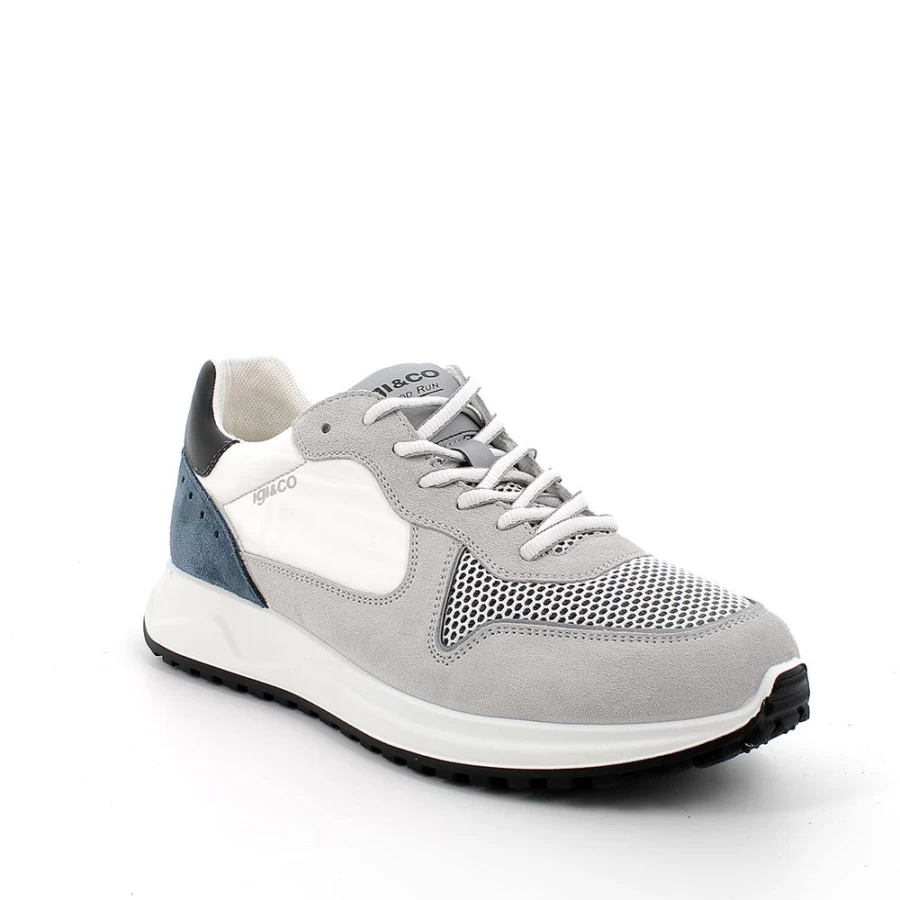 Igi&Co Men's Pearl-White Sneakers - Lightweight Comfortable Athletic Shoes for Men