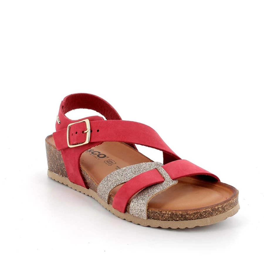 "Igi&Co Women's Coral Leather Sandals – Stylish & Comfortable Footwear"