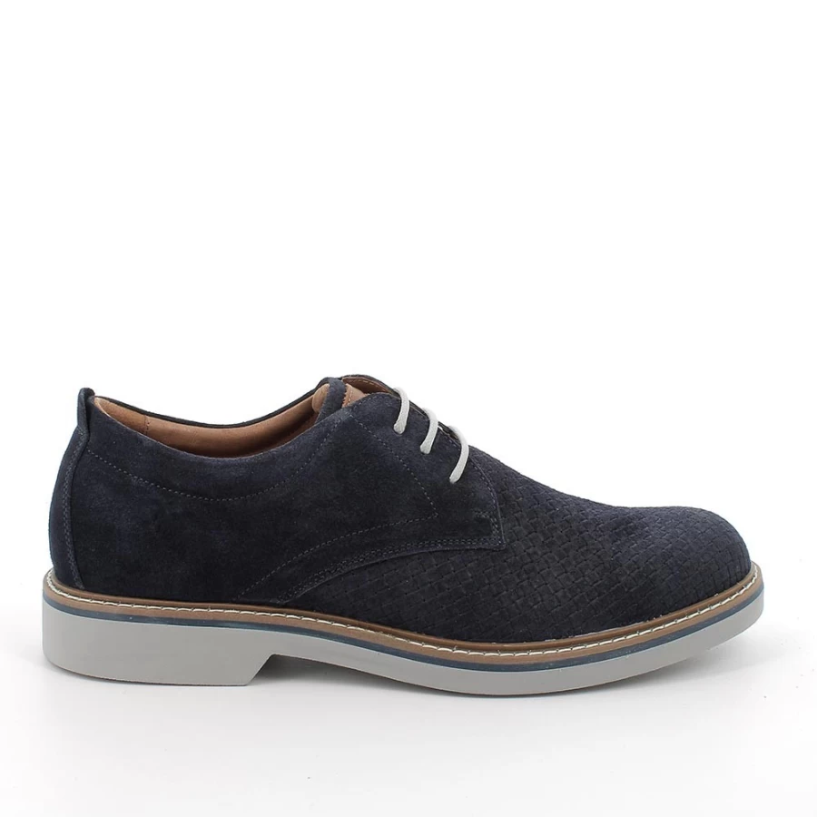 "Igi&Co Men's Blue Lace-Up Shoes – Stylish & Comfortable Footwear"
