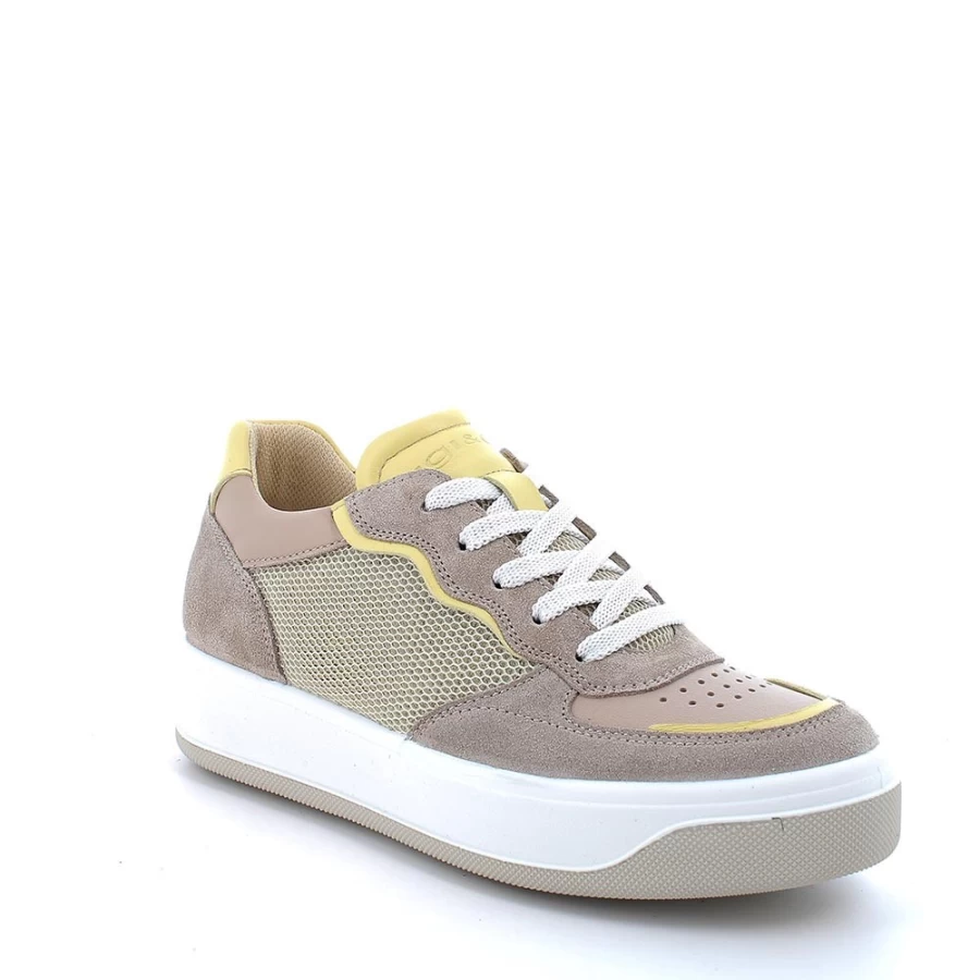 "Igi&Co Women's Light Brown Sneakers – Stylish & Comfortable Footwear"