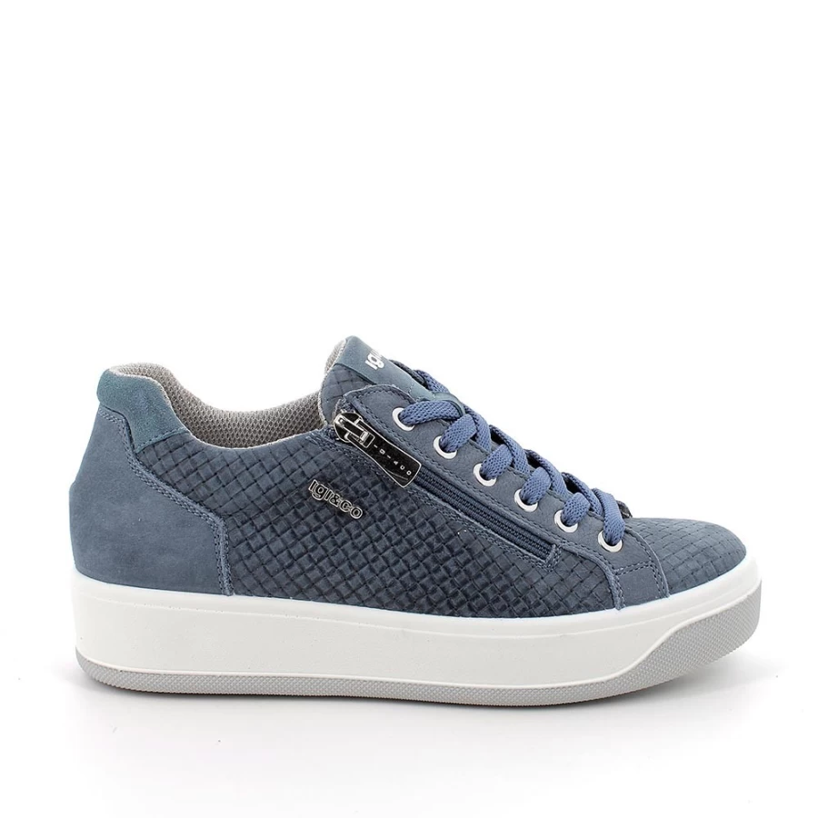 "Igi&Co Women's Leather Sneakers - Stylish & Comfortable Avio Collection"
