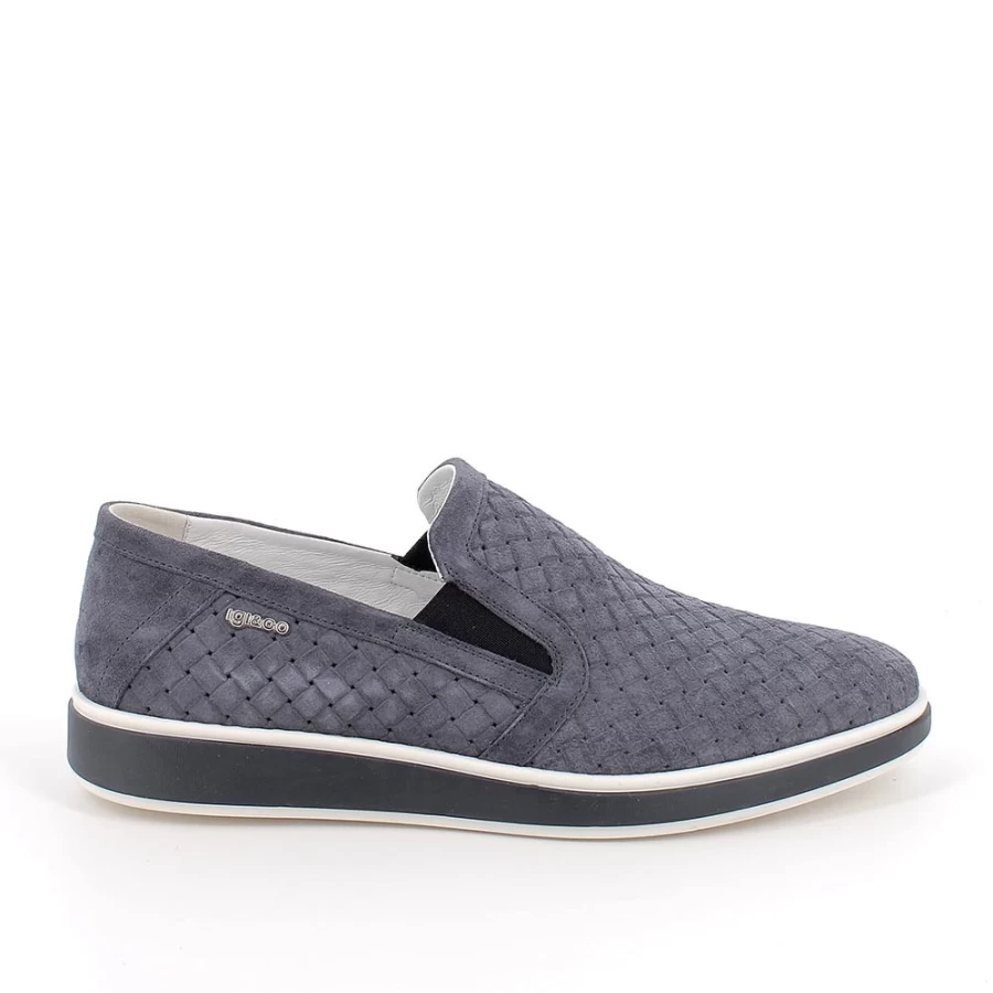 "Igi&Co Men's Leather Slip-On Shoes for Jeans"