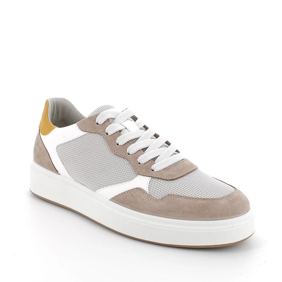 "Igi&Co Men's Beige Sneakers – Stylish & Comfortable Footwear for Men"