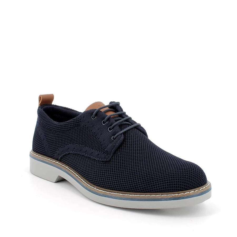 "Igi&Co Men's Blue Lace-Up Shoes – Stylish & Comfortable Footwear"